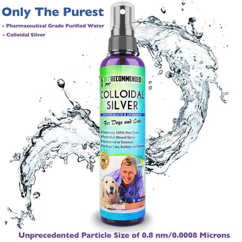 Colloidal Silver for Pets - Works as Natural Hot Spot Treatment - Non ...