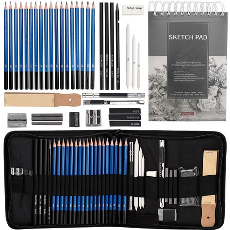 Buy Drawing Pencils Sketch Art Set-40PCS Drawing and Sketch Set ...