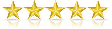 5 Star Rating Decorative Elements for Awards and Symbols PNG | PNG All