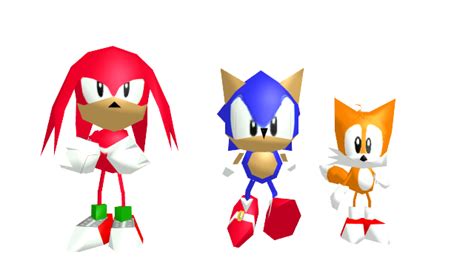 MMD Release: Sonic R Character Model Pack by Shiyamasaleem on DeviantArt