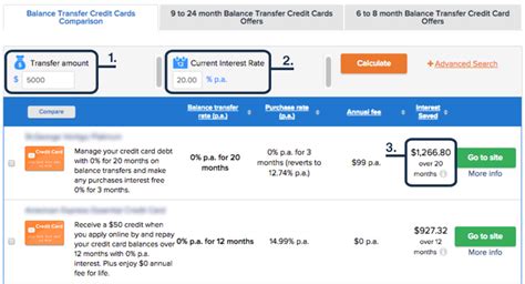 Credit Card Balance Transfer Calculator | Credit Card Finder