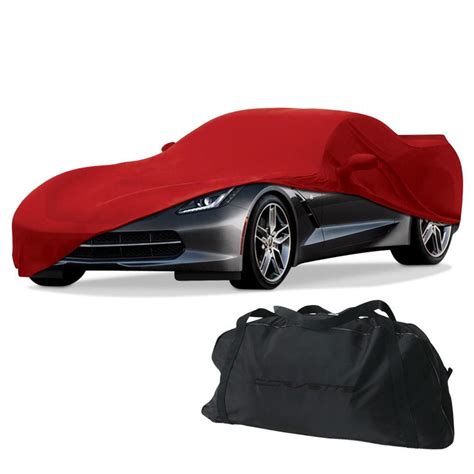 C7 Corvette Stretch Satin Indoor Car Cover w/ Flags Logo- FREE Shipping ...