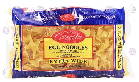 Groceries-Express.com Product Infomation for Colonial Inn egg noodles ...