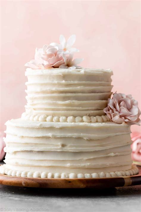 Simple Homemade Wedding Cake Recipe - Sally's Baking Addiction