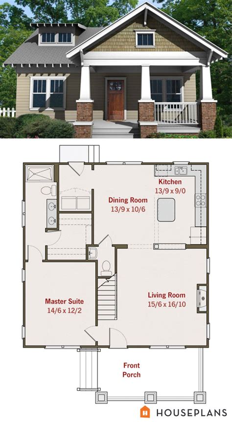 Craftsman Style House Plan - 3 Beds 2.5 Baths 1584 Sq/Ft Plan #461-6 ...