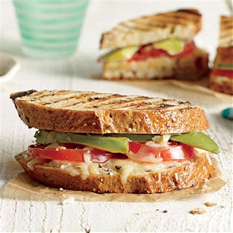 Avocado and Tomato Grilled Cheese Sandwiches recipe | Chefthisup