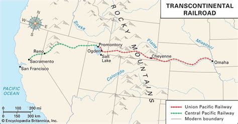 transcontinental railroad - Students | Britannica Kids | Homework Help