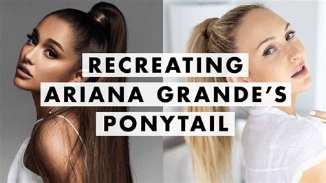 Ariana Grande Ponytail Tutorial - Woman Domaniation