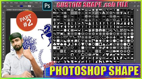 5200+ Custom Shapes/BRUSH Download for Photoshop || How to Download ...