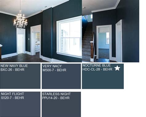 Hallway paint color - Nocturne Blue HDC-CL-28 BEHR | Hallway paint ...