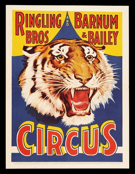 CIRCUS POSTERS * VINTAGE RINGLING BROS BARNUM AND BAILEY CIRCUS POSTERS ...