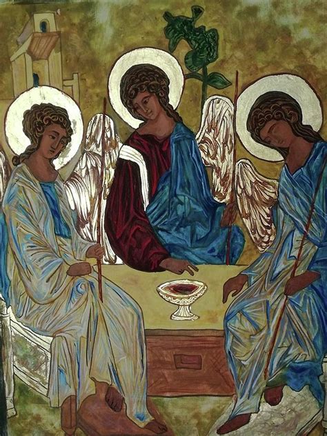 Holy Trinity Painting by Anda Gheorghiu - Fine Art America