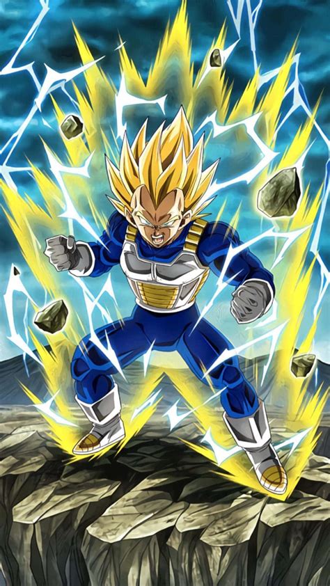 Download Vegeta Super Saiyan 2 Unleashes His Power Wallpaper ...