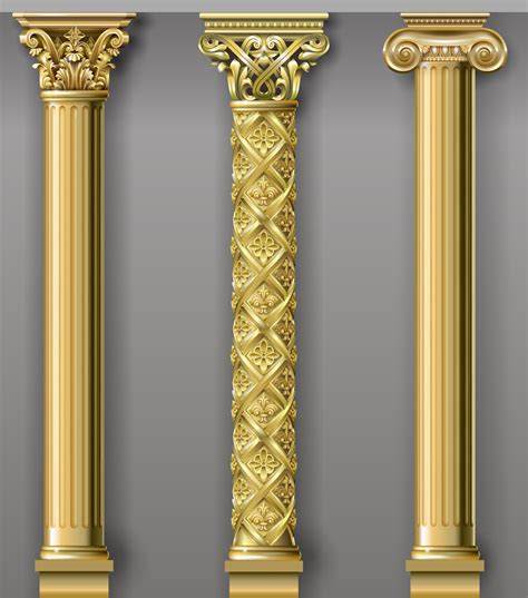 Roman Columns Vector