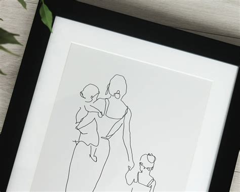 Family Line Art Family Drawing Family Illustration Family - Etsy