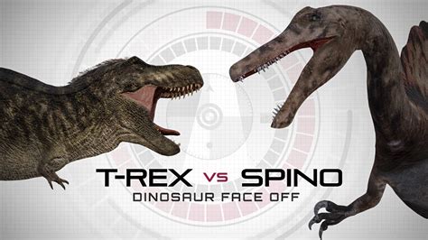 T-Rex vs Spinosaurus Fight Simulation | 3D Face-Off In-Depth Analysis ...