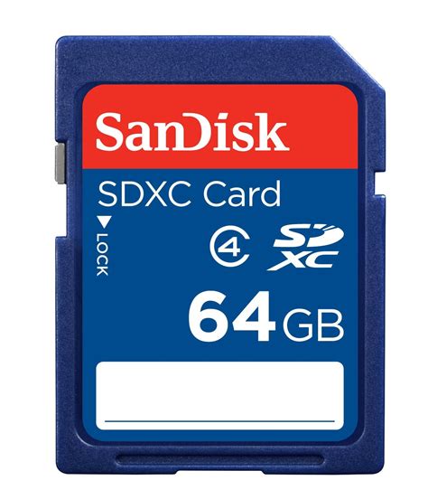 Sandisk 64GB SDXC memory card Class 4, 115 in distributor/wholesale ...