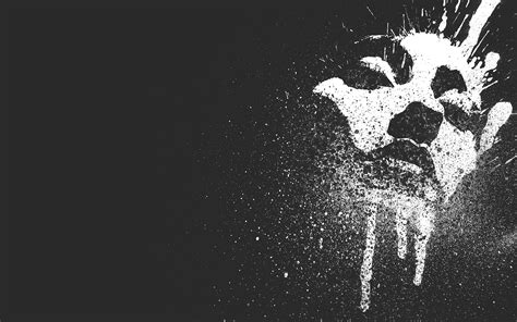 🔥 Free Download Splatter Face Modern Art Desktop Wallpaper by @kennethg ...