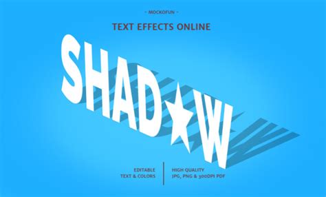 Drop Shadow Text - MockoFUN