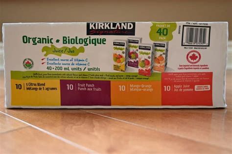 Costco Kirkland Signature Organic Juice Boxes Review - Costcuisine