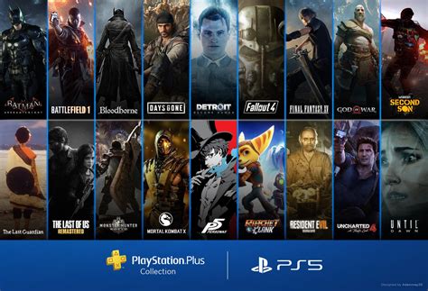 Playstation Plus Collection Graphic I Made : r/PS5