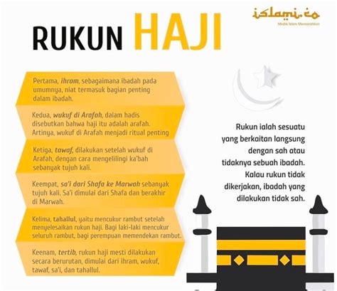 Jangan Lupa, Ini 6 Rukun Haji yang Wajib Dilakukan Ketika Ibadah Haji ...