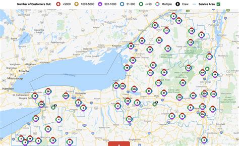 National Grid Outage Map: New York, Pennsylvania, Maine, Connecticut ...