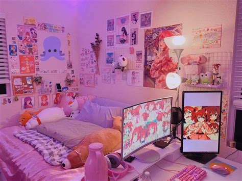 21+ Stylish Anime Bedroom Ideas in 2024 - Architectures Ideas | Gamer ...