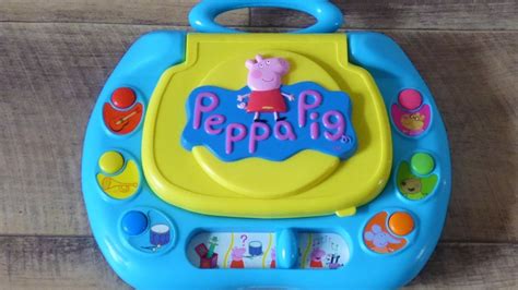 Peppa pig my first laptop/computer toy review Musical toy for babies ...