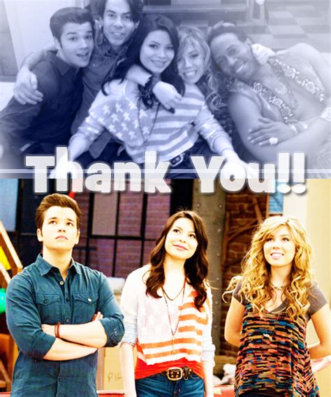 THANK YOU :') #iCarly #NathanKress #JennetteMcCurdy #JerryTrainor # ...