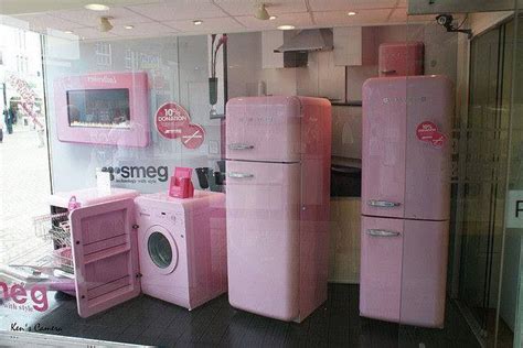 Brand new retro-look smeg appliances Pink Kitchen Appliances, Kitchen ...