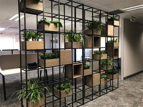 Free Standing Screen Planter | Modular office furniture, Modular office ...