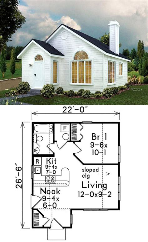 27 Adorable Free Tiny House Floor Plans | Little house plans, Unique ...