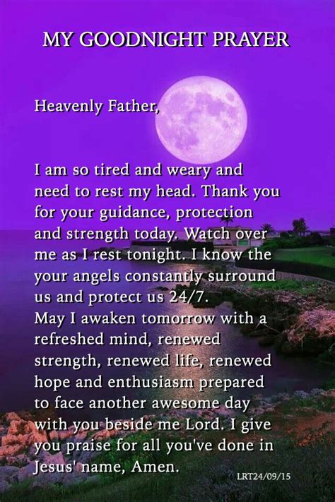 MY GOODNIGHT PRAYER PIC POST BY LRT24/09/15 | Good night prayer quotes ...