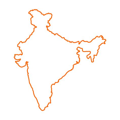 India map outline Free PNG 20841016 PNG