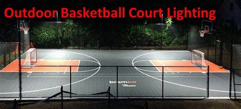 Newest Basketball Court lights Standard Guide Jan 2021 | topsportsled.com