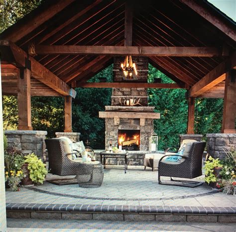 Loading... | Outdoor fireplace designs, Rustic outdoor fireplaces ...