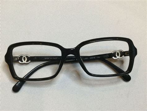 Rare Discontinued Chanel Prescription Eyeglass Frames 3225-A c501 Black ...