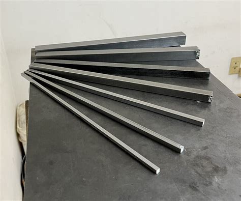 12L14 Square Steel Bar Stock (7 Bars) Assortment x 12" long | eBay