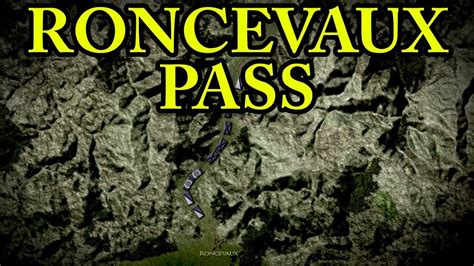 The Battle of Roncevaux Pass 778 AD - YouTube