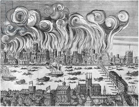 The Great Fire of London 1666 (woodcut) | Great fire of london, London ...