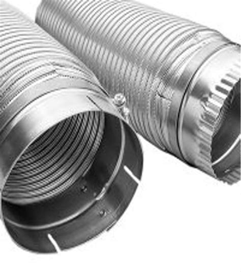 4" x 6' FLEX PIPE w/SNAP-LOCK FITTINGS w/CLAMP - NDA Distributors