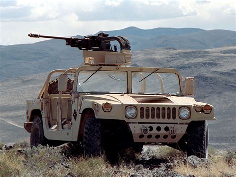 US M1097A2 HMMWV with what I assume is a lightened M242 Bushmaster 25mm ...