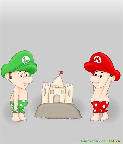 Baby Mario & Baby Luigi by RosalinasArtgalaxy on Newgrounds