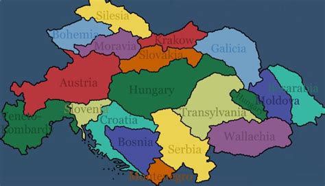 Empire of Habsburg. : r/imaginarymaps