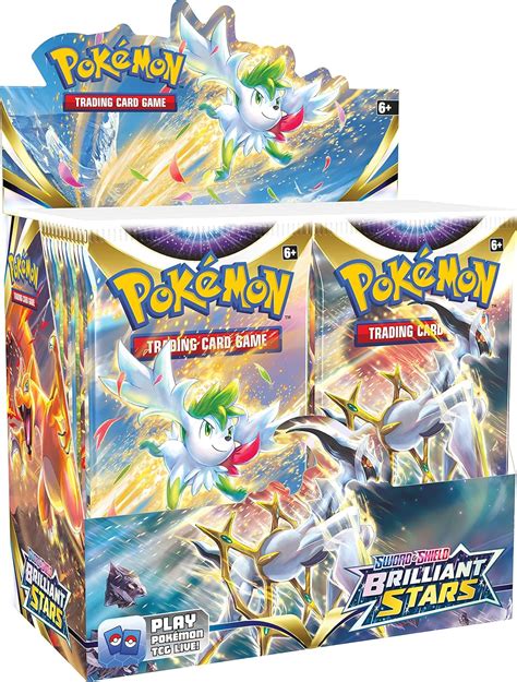 Pokémon TCG: Sword & Shield - Brilliant Stars Booster Display Box (36 ...