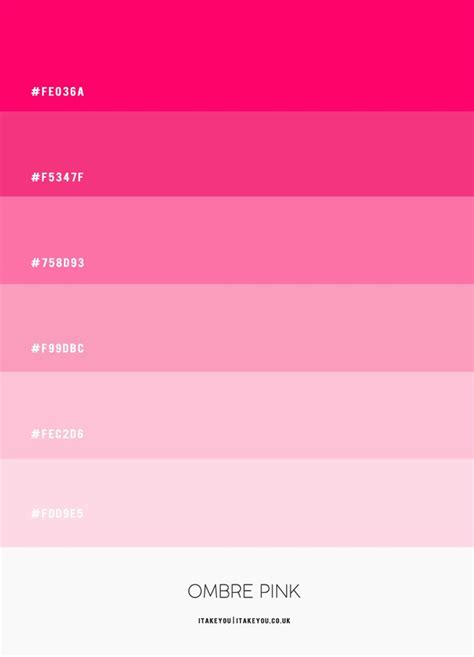 gradient pink, ombre pink color hex, gradient pink colour code, ombre ...