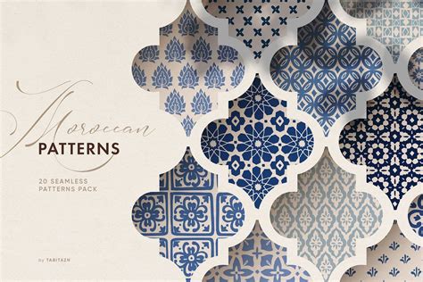 Islamic Moroccan seamless patterns | Islamic design pattern, Islamic ...