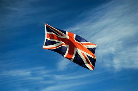 British Flag In The Wind Free Stock Photo - Public Domain Pictures