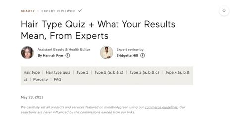 5 Hair Type Quiz Examples For Haircare Product Brands